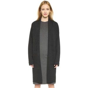 PEICE FIRM🚨 Theory Armelle Black Wool Cardigan Stretch Cardigan Coat Large